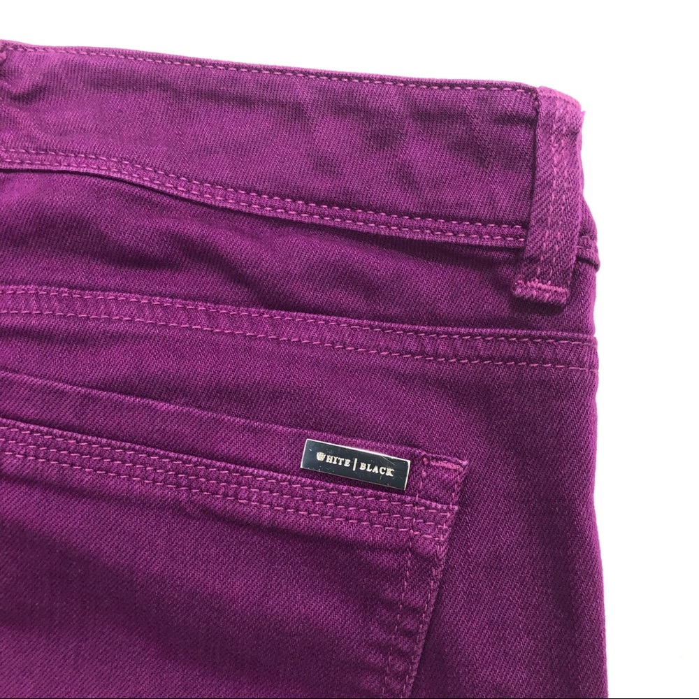 White House Black Market Slim Fit Purple Jeans - Picture 5 of 6